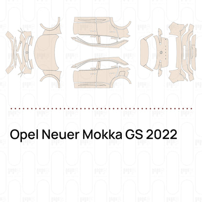 Voorgesneden PPF Opel Neuer Mokka GS 2022