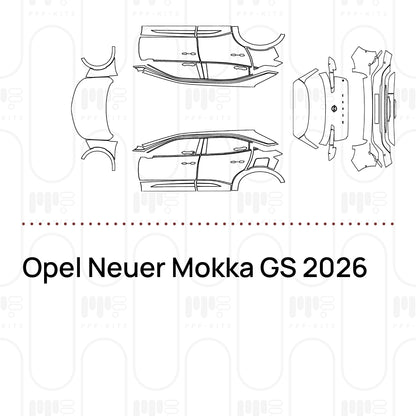 Voorgesneden PPF Opel Neuer Mokka GS 2026