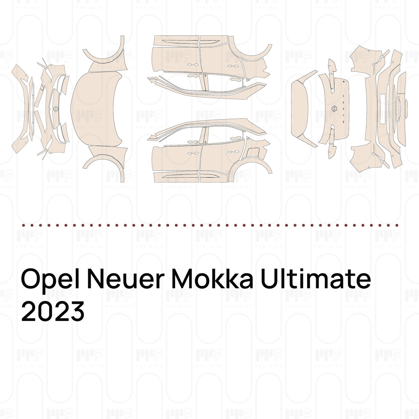 Voorgesneden PPF Opel Neuer Mokka Ultimate 2023