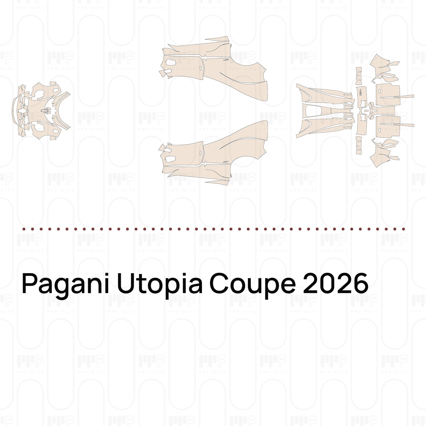 Voorgesneden PPF Pagani Utopia Coupe 2026