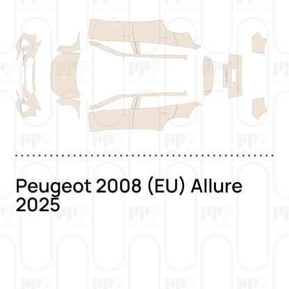 Voorgesneden PPF Peugeot 2008 (EU) Allure 2025