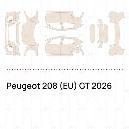 Voorgesneden PPF Peugeot 208 (EU) GT 2026