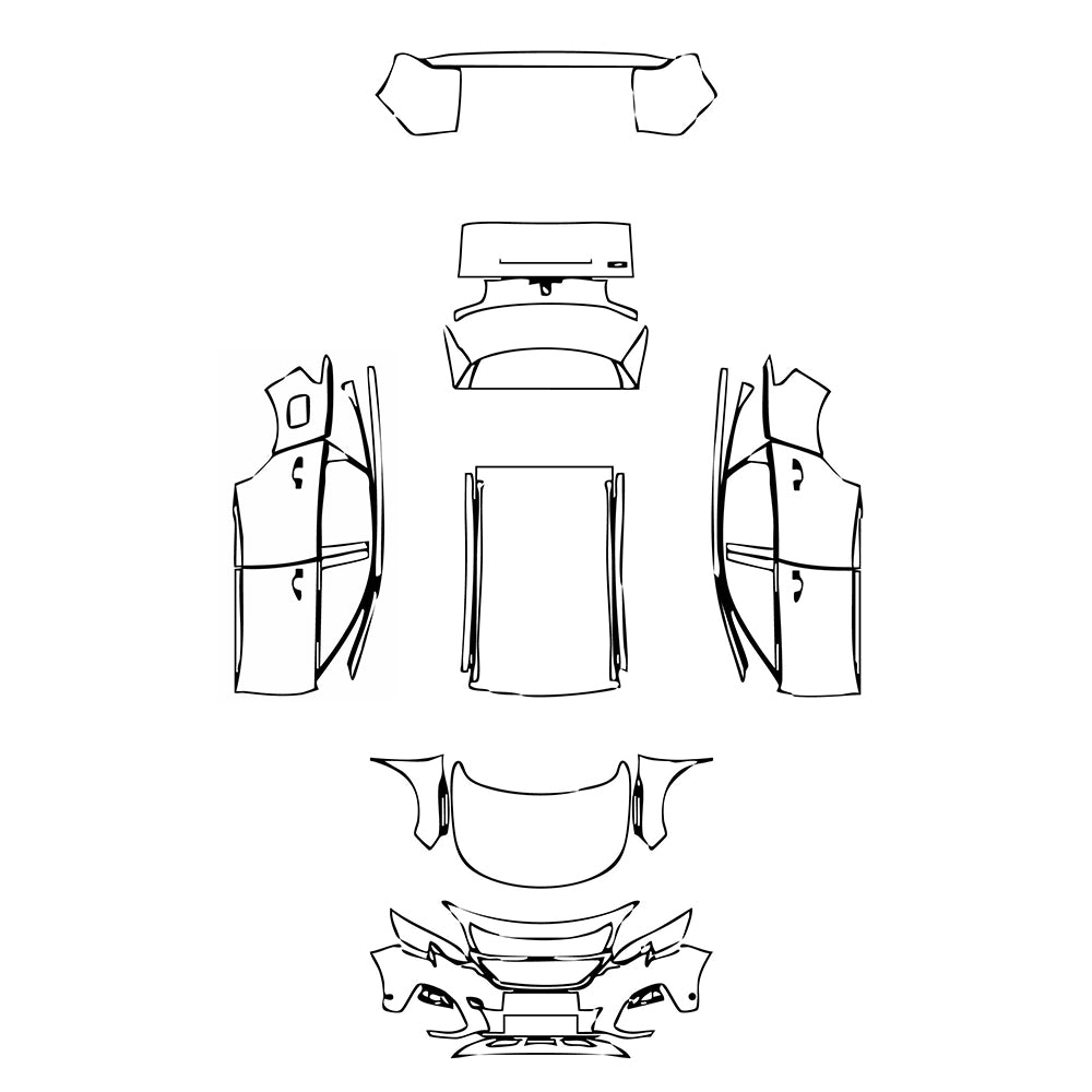 Pre-Cut PPF Peugeot 3008 (EU) Active 2020 - PPF-Kits