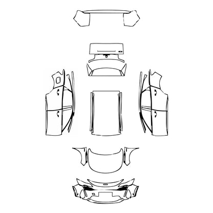 Pre-Cut PPF Peugeot 3008 (EU) Active 2022 - PPF-Kits