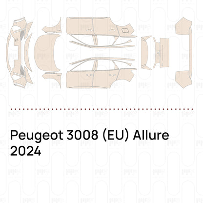 Voorgesneden PPF Peugeot 3008 (EU) Allure 2024