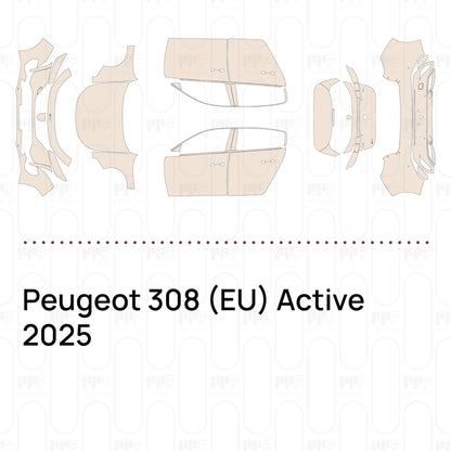 Voorgesneden PPF Peugeot 308 (EU) Active 2025