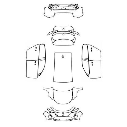 Pre-Cut PPF Peugeot 308 (EU) Allure 2025 - PPF-Kits