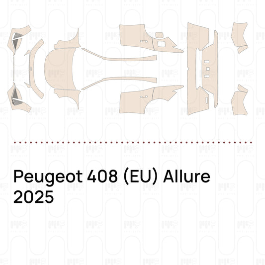 Voorgesneden PPF Peugeot 408 (EU) Allure 2025