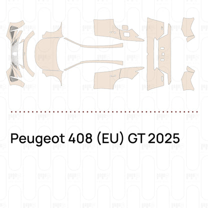 Voorgesneden PPF Peugeot 408 (EU) GT 2025