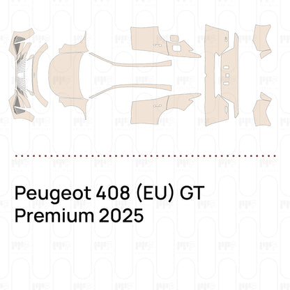 Voorgesneden PPF Peugeot 408 (EU) GT Premium 2025