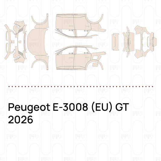 Voorgesneden PPF Peugeot E-3008 (EU) GT 2026