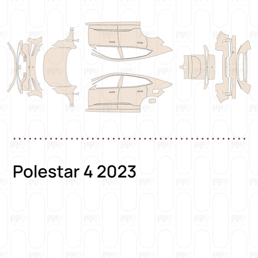 Voorgesneden PPF Polestar 4 2023