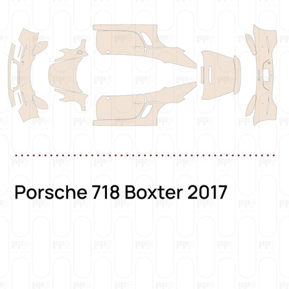 Voorgesneden PPF Porsche 718 Boxter 2017