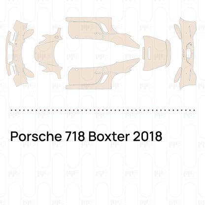 Voorgesneden PPF Porsche 718 Boxter 2018