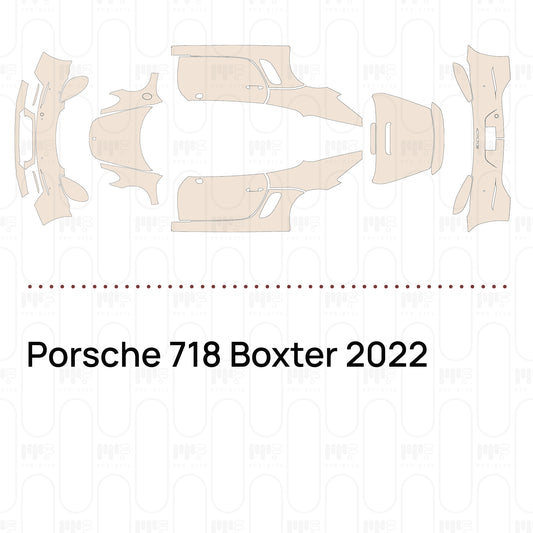 Voorgesneden PPF Porsche 718 Boxter 2022