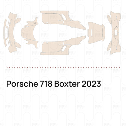 Voorgesneden PPF Porsche 718 Boxter 2023