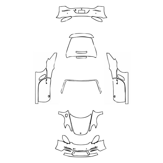 Pre-Cut PPF Porsche 718 Boxter Boxter T 2019 - PPF-Kits