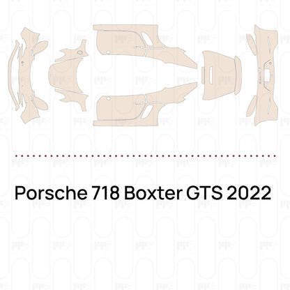 Voorgesneden PPF Porsche 718 Boxter GTS 2022