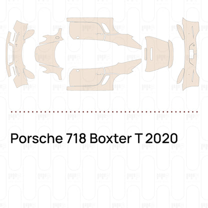 Voorgesneden PPF Porsche 718 Boxter T 2020