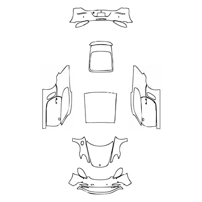 Pre-Cut PPF Porsche 718 Cayman Cayman GTS 2022 - PPF-Kits