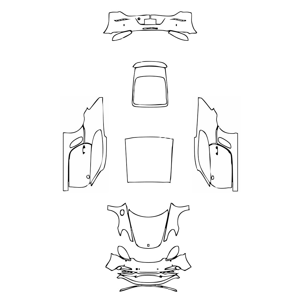 Pre-Cut PPF Porsche 718 Cayman Cayman GTS 2025 - PPF-Kits