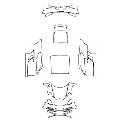 Pre-Cut PPF Porsche 718 Cayman Cayman GTS 2025 - PPF-Kits