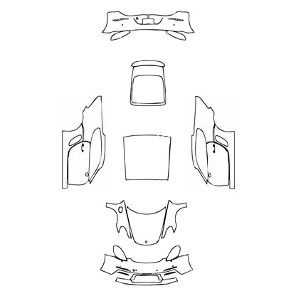 Pre-Cut PPF Porsche 718 Cayman Cayman S 2022 - PPF-Kits
