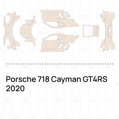Voorgesneden PPF Porsche 718 Cayman GT4RS 2020