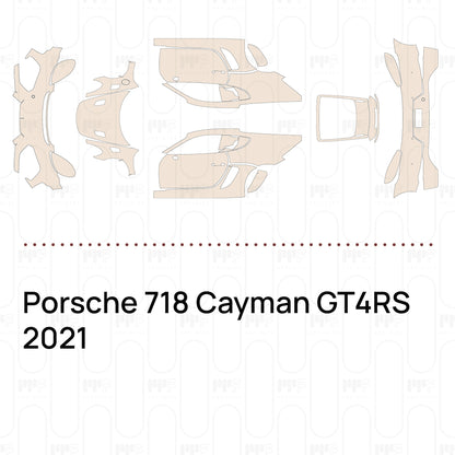 Voorgesneden PPF Porsche 718 Cayman GT4RS 2021