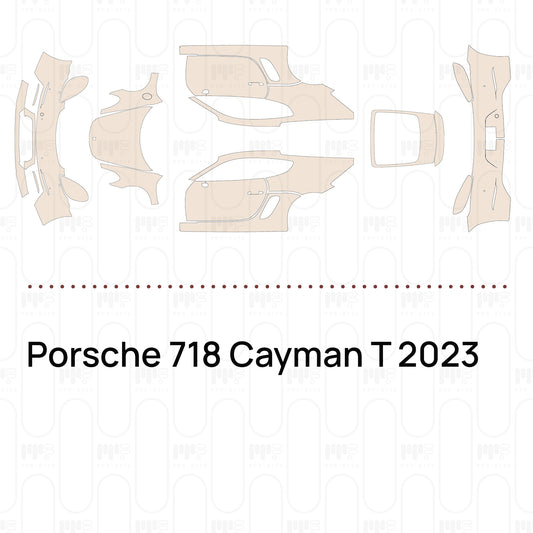 Voorgesneden PPF Porsche 718 Cayman T 2023