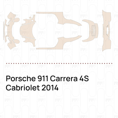 Voorgesneden PPF Porsche 911 Carrera 4S Cabriolet 2014