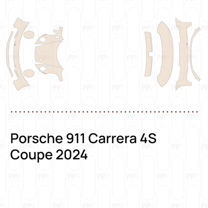 Voorgesneden PPF Porsche 911 Carrera 4S Coupe 2024