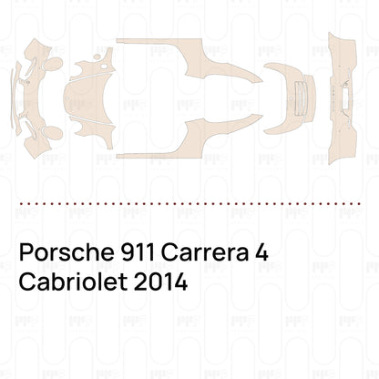 Voorgesneden PPF Porsche 911 Carrera 4 Cabriolet 2014