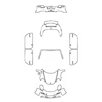 Pre-Cut PPF Porsche 911 Carrera 4 Cabriolet 2017 - PPF-Kits
