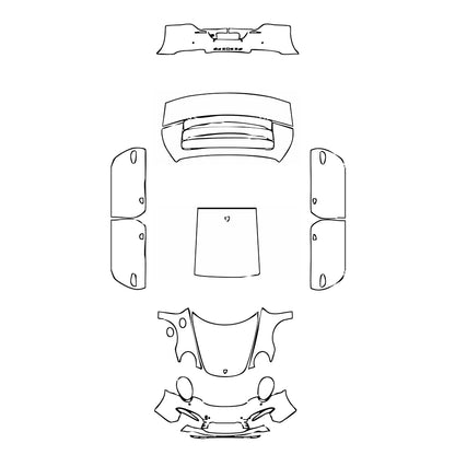 Pre-Cut PPF Porsche 911 Carrera 4 Coupe 2013 - PPF-Kits