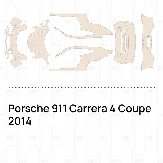 Voorgesneden PPF Porsche 911 Carrera 4 Coupe 2014