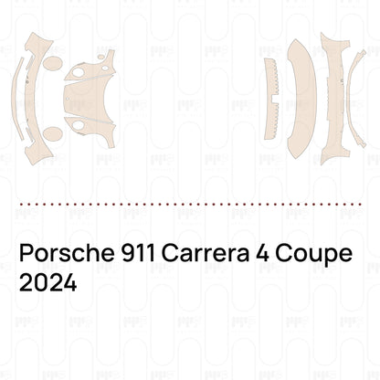 Voorgesneden PPF Porsche 911 Carrera 4 Coupe 2024