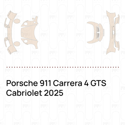 Voorgesneden PPF Porsche 911 Carrera 4 GTS Cabriolet 2025