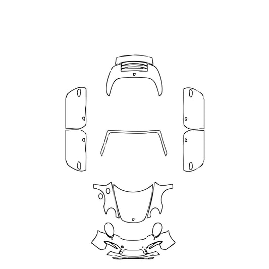 Pre-Cut PPF Porsche 911 Carrera Cabriolet 2012 - PPF-Kits