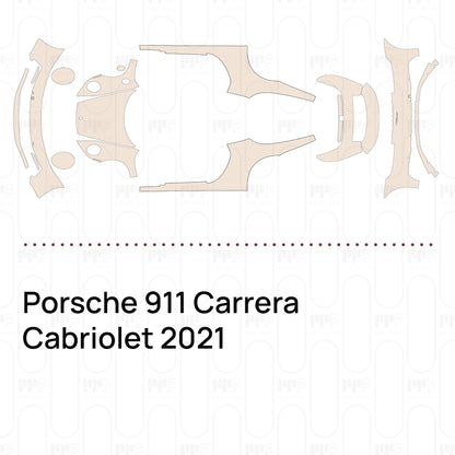 Voorgesneden PPF Porsche 911 Carrera Cabriolet 2021