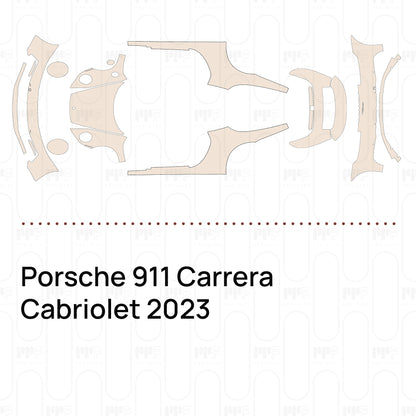 Voorgesneden PPF Porsche 911 Carrera Cabriolet 2023