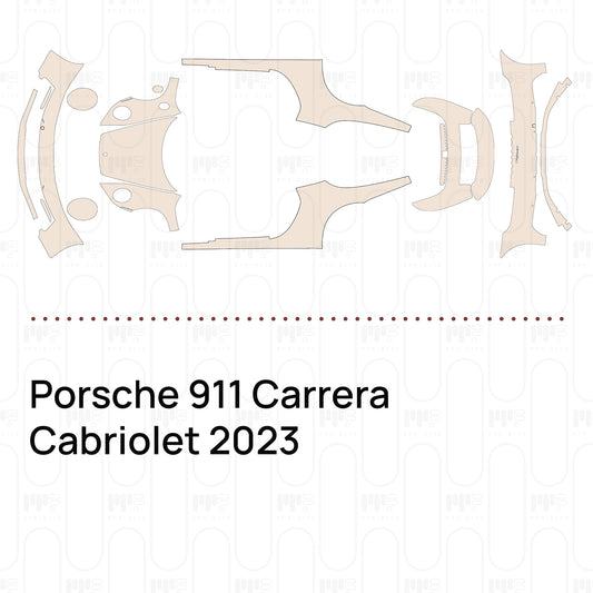 Voorgesneden PPF Porsche 911 Carrera Cabriolet 2023