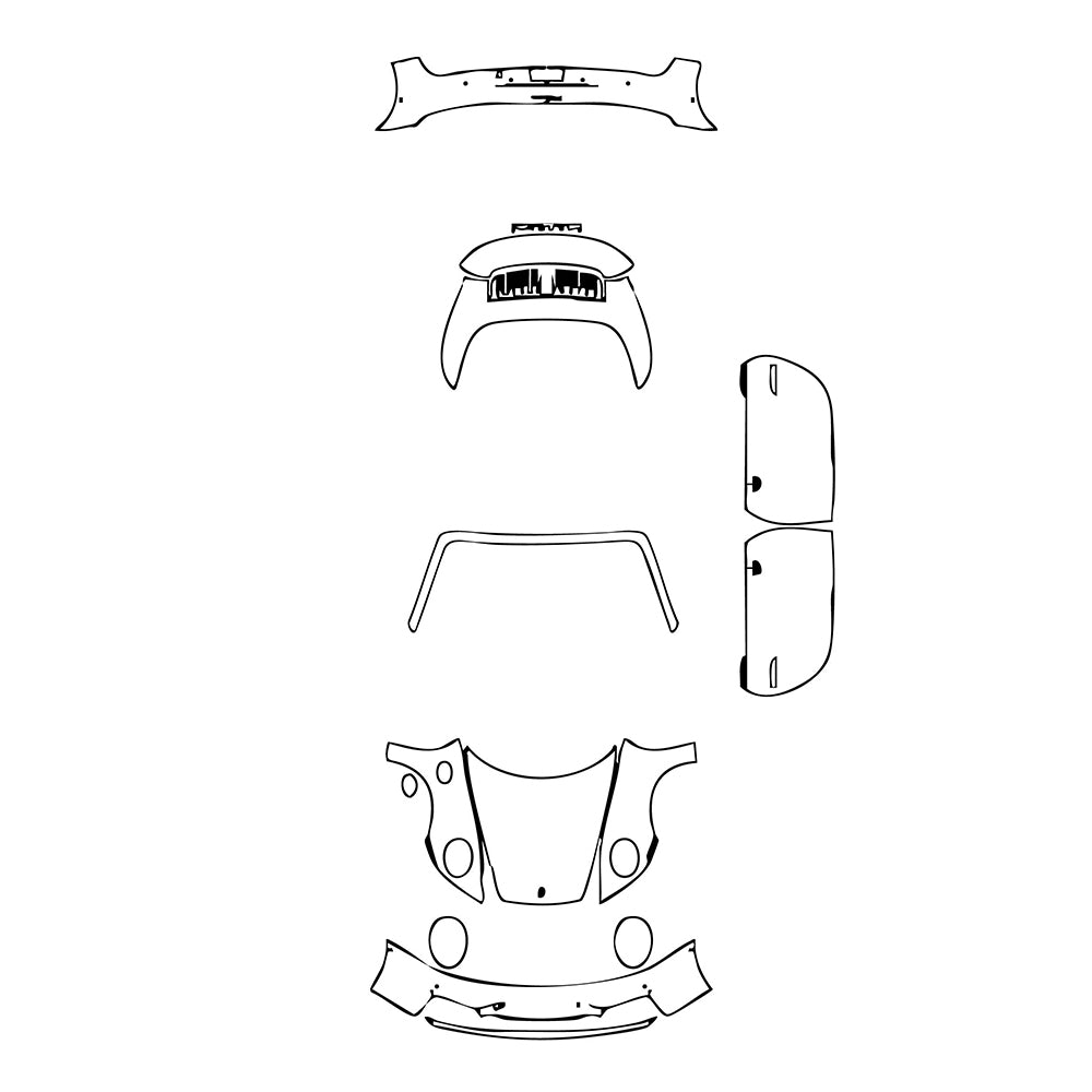 Pre-Cut PPF Porsche 911 Carrera Cabriolet 2025 - PPF-Kits