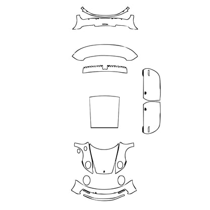 Pre-Cut PPF Porsche 911 Carrera Coupe 2020 - PPF-Kits