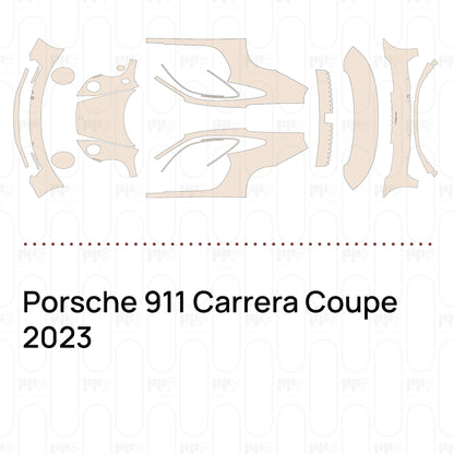 Voorgesneden PPF Porsche 911 Carrera Coupe 2023