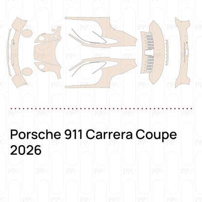 Voorgesneden PPF Porsche 911 Carrera Coupe 2026