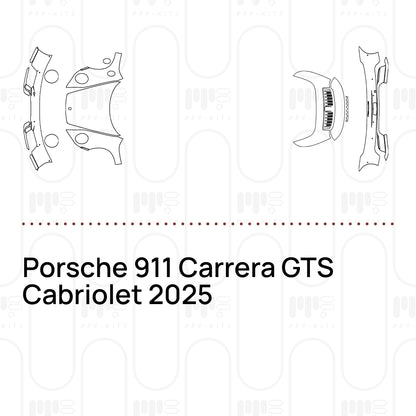 Voorgesneden PPF Porsche 911 Carrera GTS Cabriolet 2025