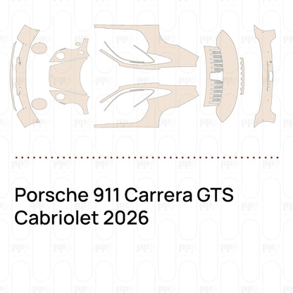 Voorgesneden PPF Porsche 911 Carrera GTS Cabriolet 2026