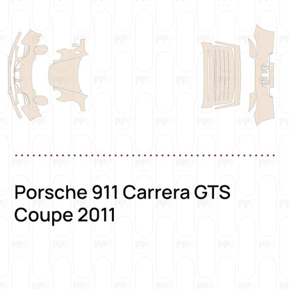 Voorgesneden PPF Porsche 911 Carrera GTS Coupe 2011