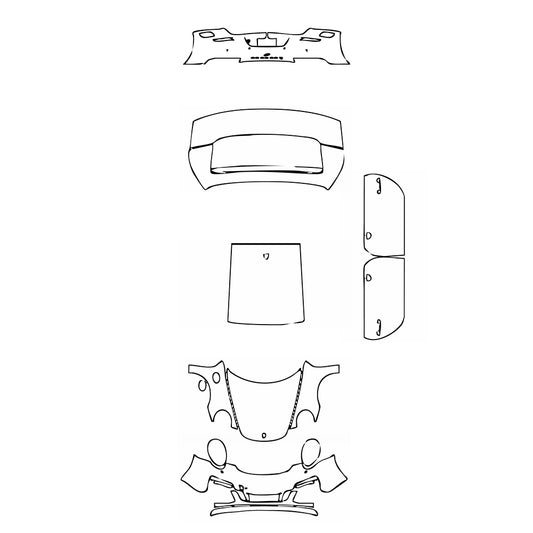 Pre-Cut PPF Porsche 911 Carrera GTS Coupe 2017 - PPF-Kits